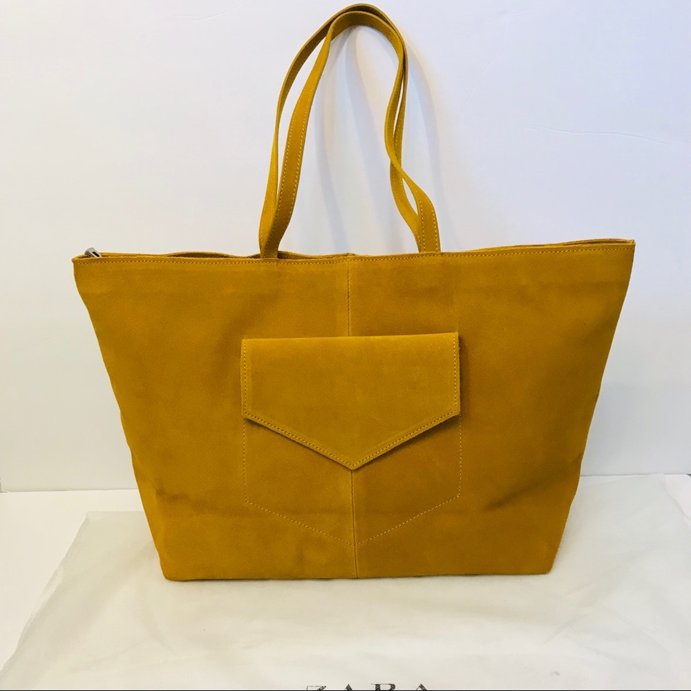 NWOT Zara Suede Purse